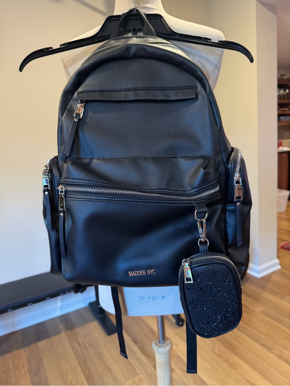 Madden NYC medium/large black backpack